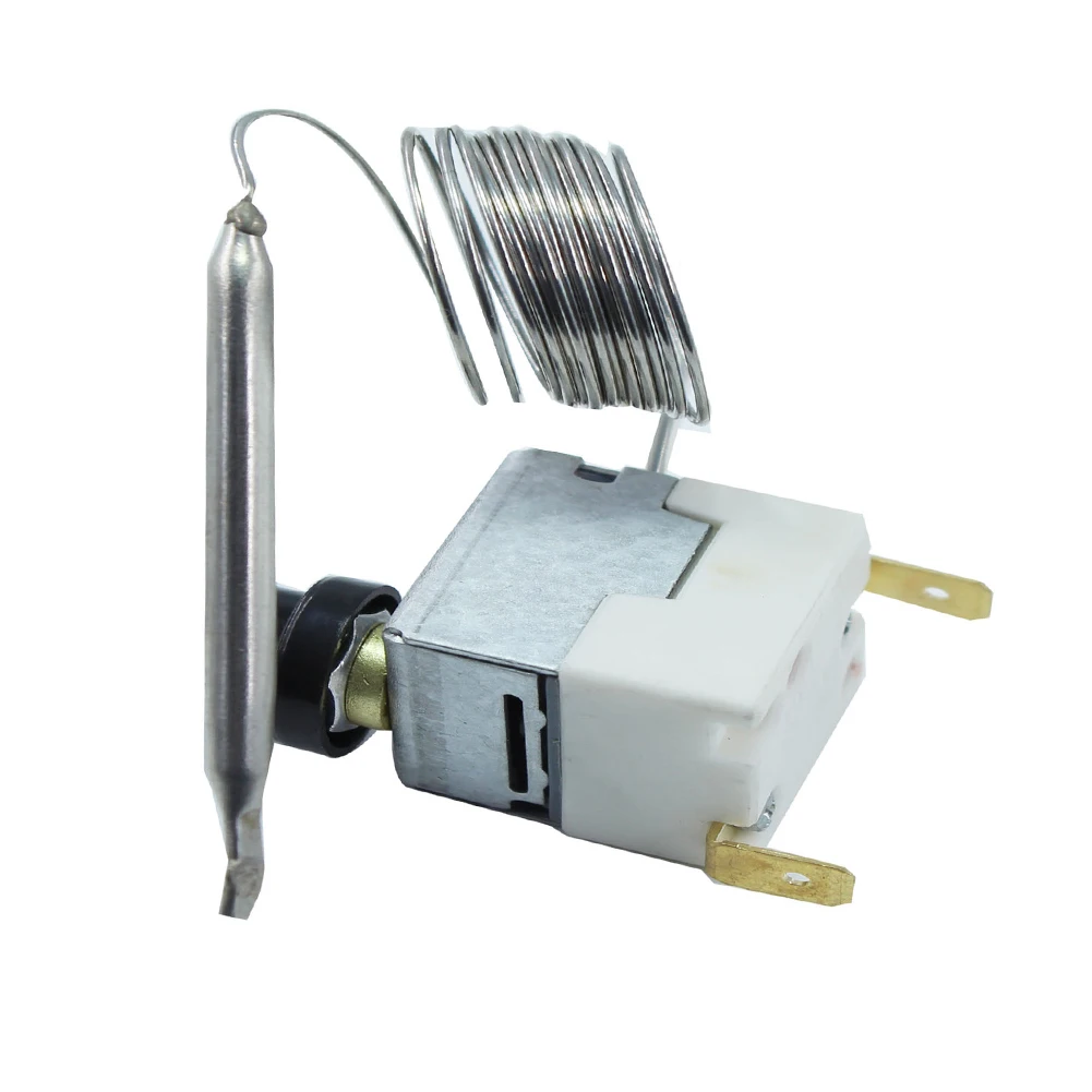 Kitchen Safety Switch Electric Fryer Thermostat Automatic Shutoff Function Precise Heat Control Metal And Plastic Build