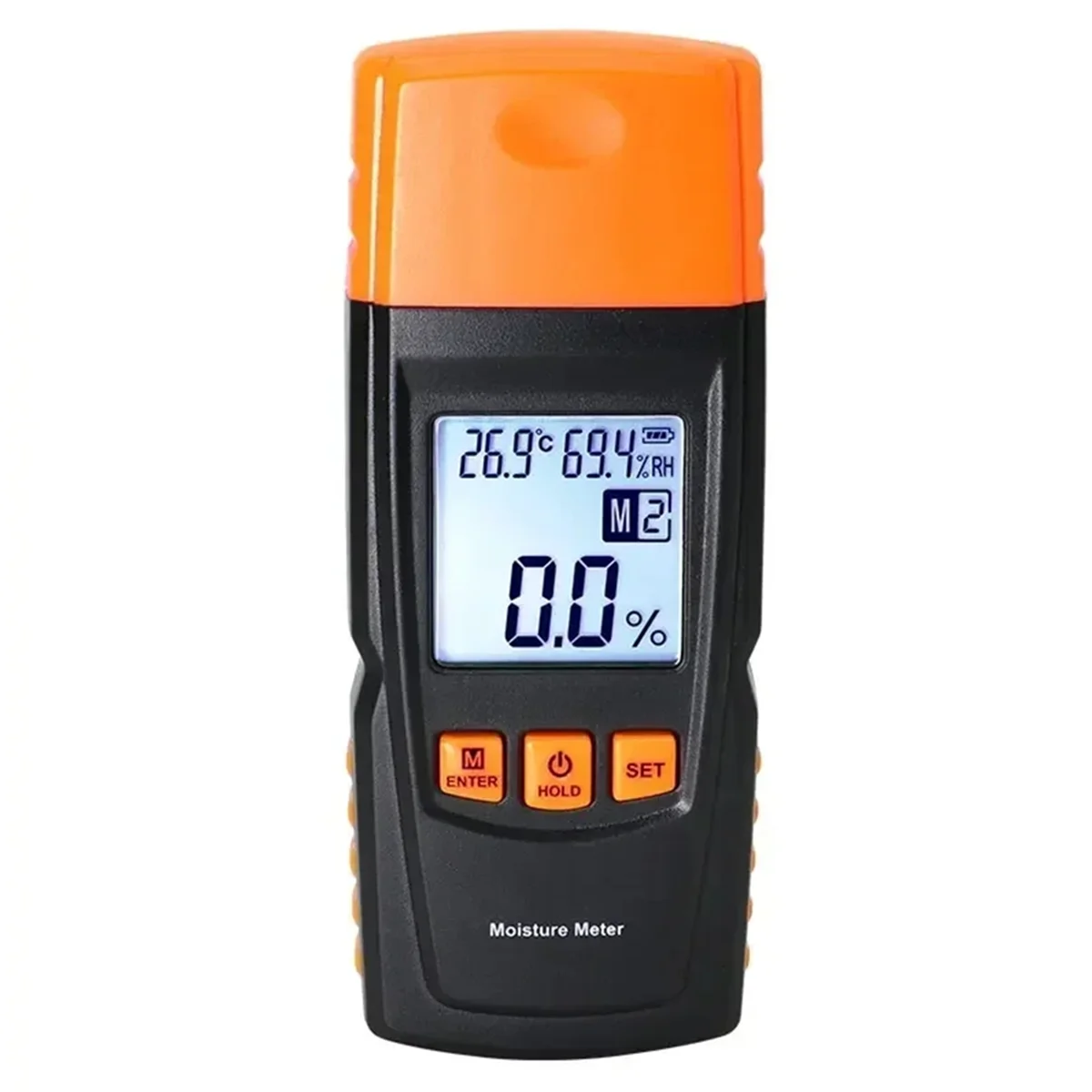 AA25 Wood Moisture 2-70% Meter Humidity Tester Timber Damp Detector Portable Wood Moisture Meter Humidity Gauge