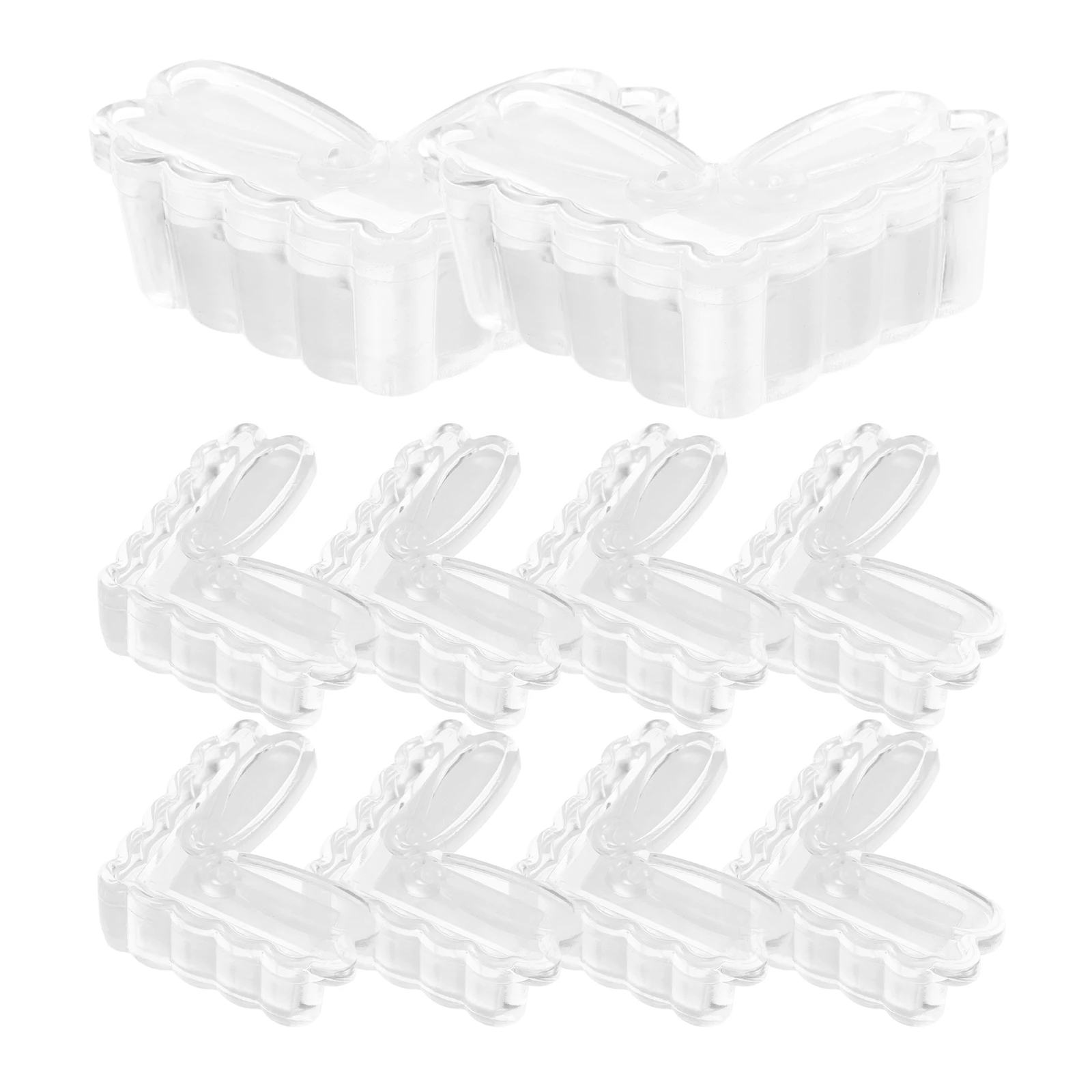 

10pcs Adhesive Corner Guards Baby Proofing Protectors Transparent Cushion Edge Bumpers For Furniture Table Desk Cabinet Wall