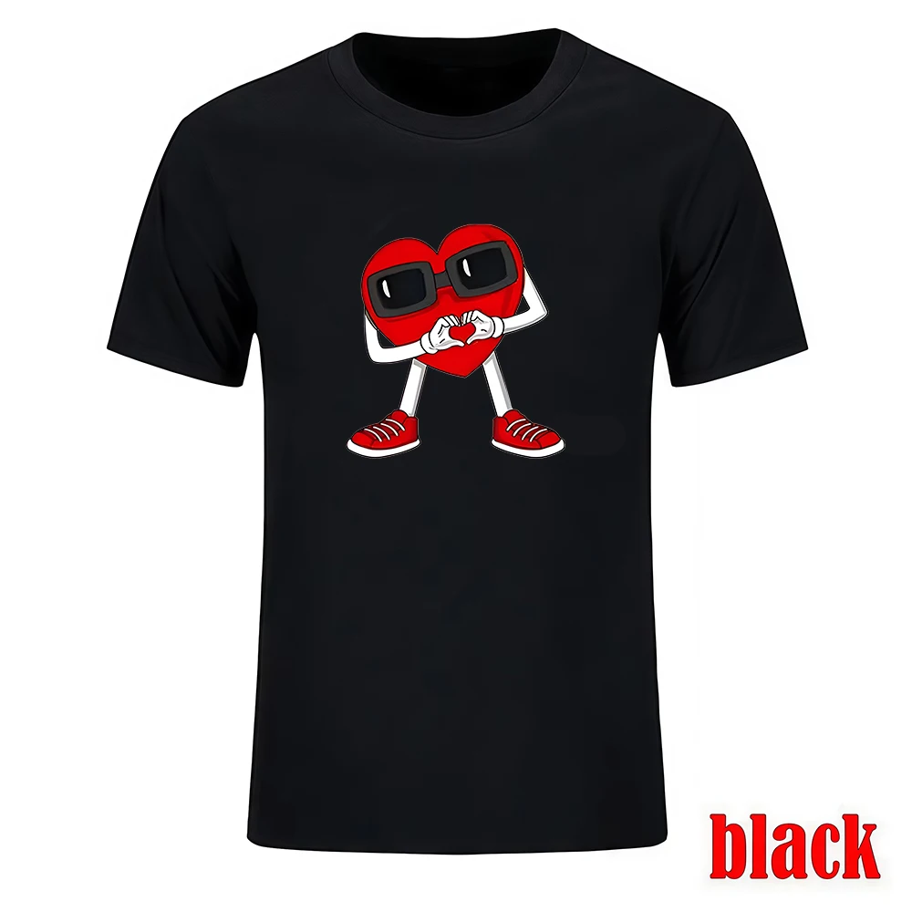 

Summer Round Neck Couple T-Shirt Men's Women's Streetwear Tops Valentine's Day Gifts for Boyfriend Girlfriend Tee Shirt 2026 New