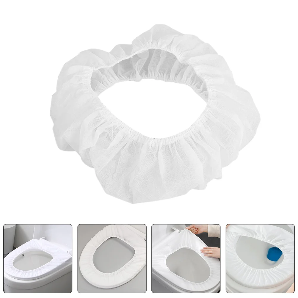 

10Pcs Toilet Seat Covers Disposable Waterproof Clear Portable Potty Covers for Travel Airplane Road Trip Toddler Potty Training
