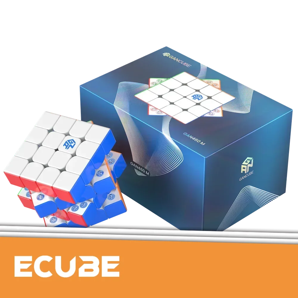 

[ECube] GAN 460M V2 4x4x4 Magnetic Magic Cube Professional 4x4 Speed Cube GAN460M Puzzle Educational Toy