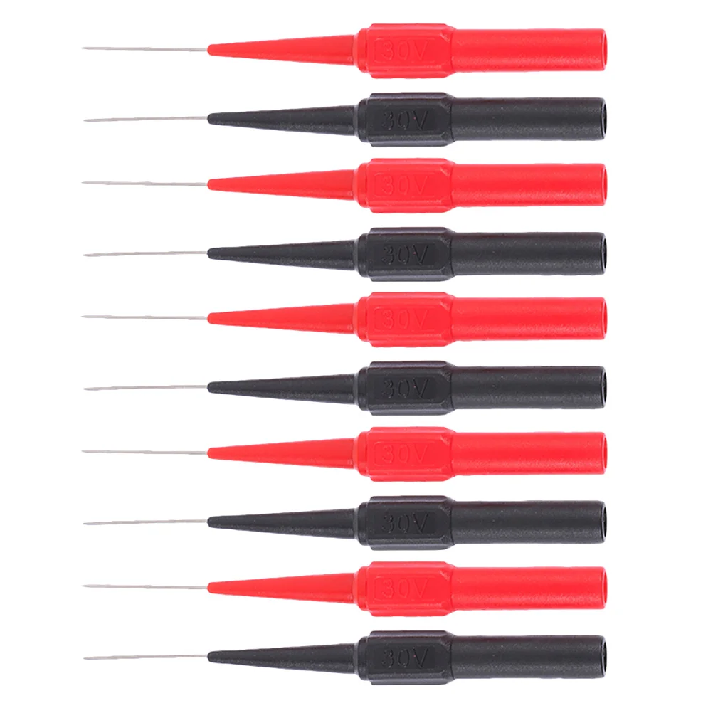 

10Pcs Wire Piercing Probe Set Multimeter Test Tools High Temperature Resistant Automotive Circuit Tester Electrical Test Probes