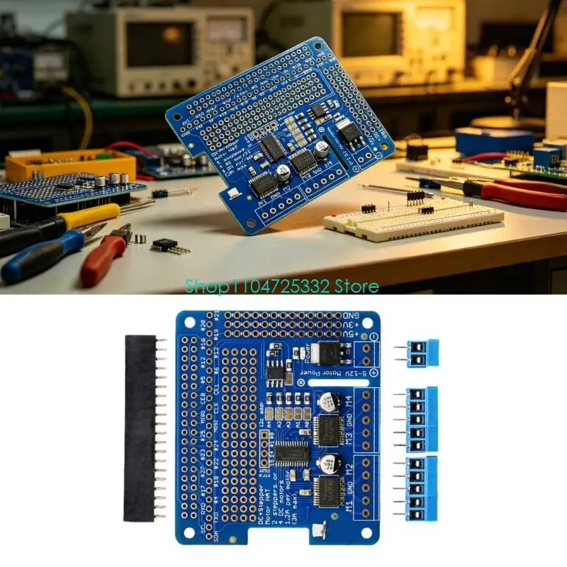 P5EA Efficient direct current And Stepping Motor Driver Board Delivering Quadruple Direction Management And Safe Heat Limitation