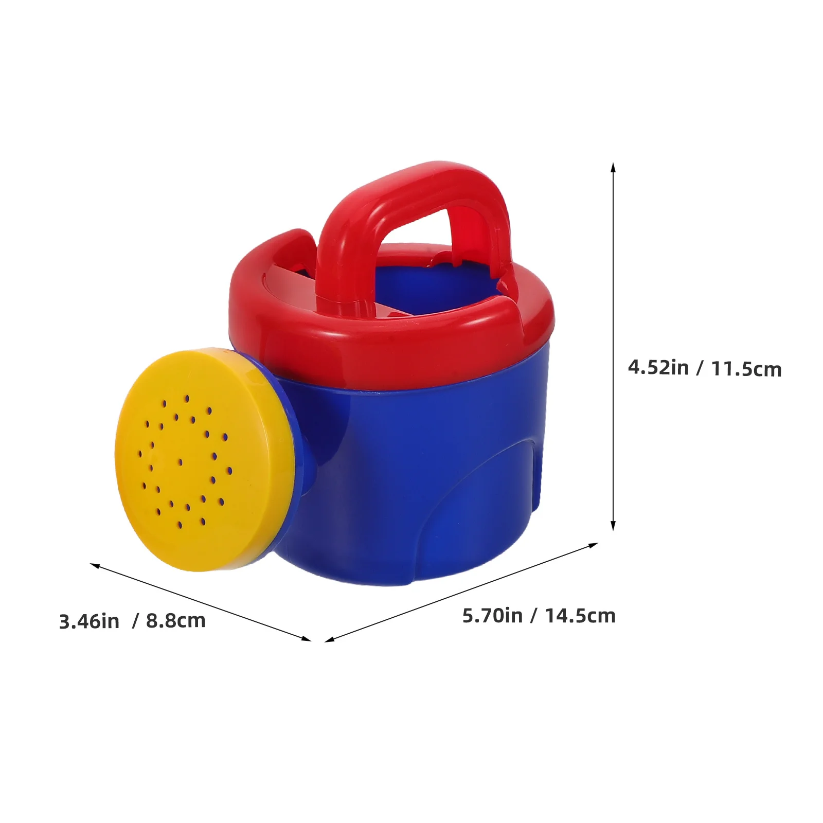 2 قطعة مسقاة للأطفال بخاخ حمام بلاستيكي للأطفال الصغار حديقة الشاطئ لعب الألوان الزاهية تصميم خفيف الوزن ألعاب مياه الاستحمام #5