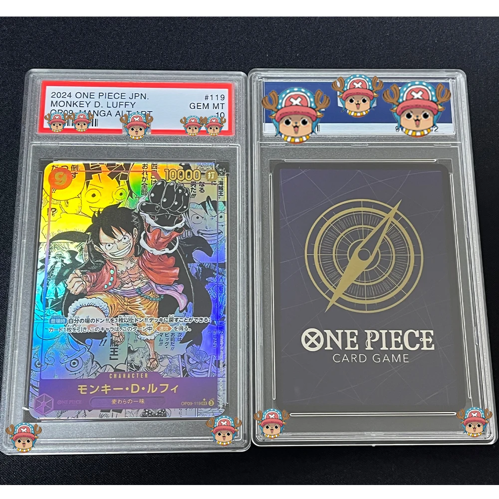 

Anime OPCG Graded Collection Card 2004 JPN.MONKEY D LUFFY OP09-MANGA ALT.ART GEM MT 10Points Card Flash Child Gifts