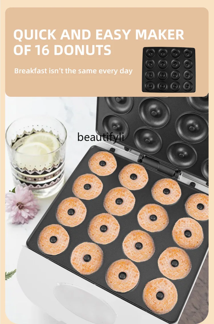 Household bread machine double-sided heating