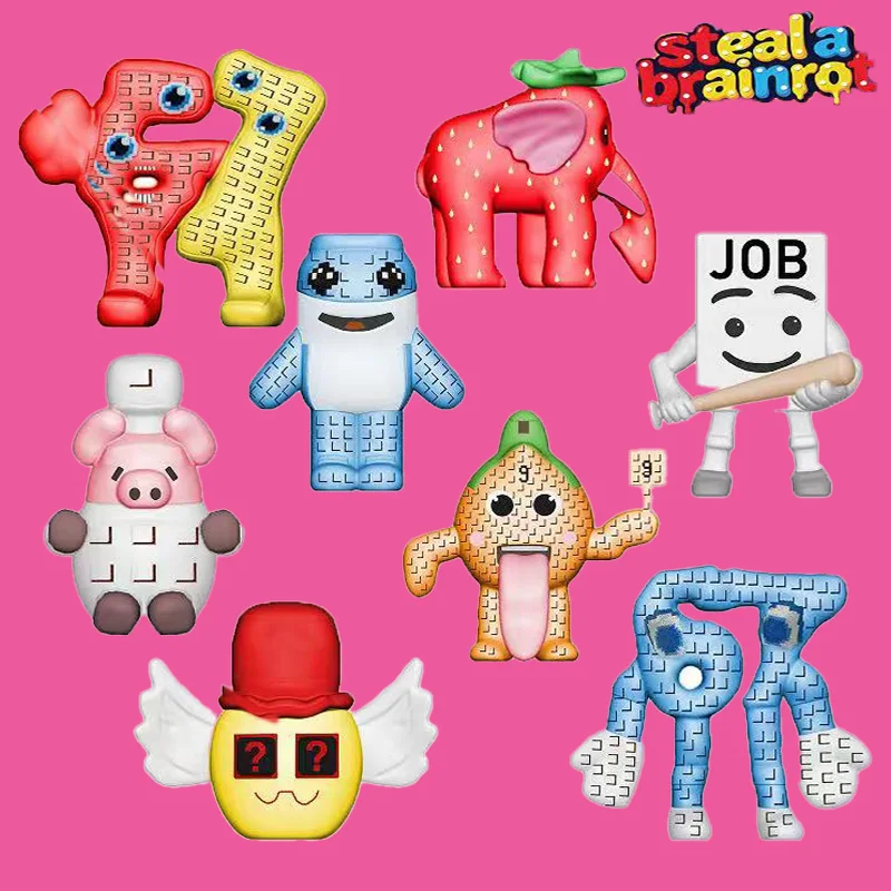 Nowa Figurka Steal A Brainrot Cute No.9 Figurka Domowa Zabawka Gadżety do Gier Lalki Zabawki Anime Prezenty Świąteczne