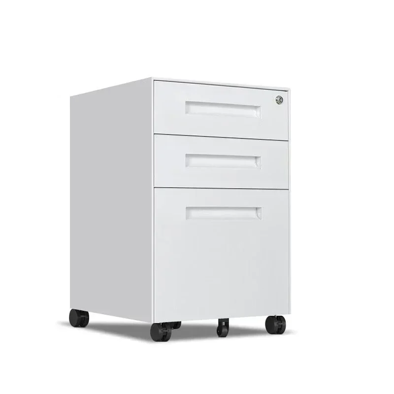 Wholesale 3 Drawer File Cabinet metal Cabinet moving storage with Lock Pedestal  Mobile Cabinet