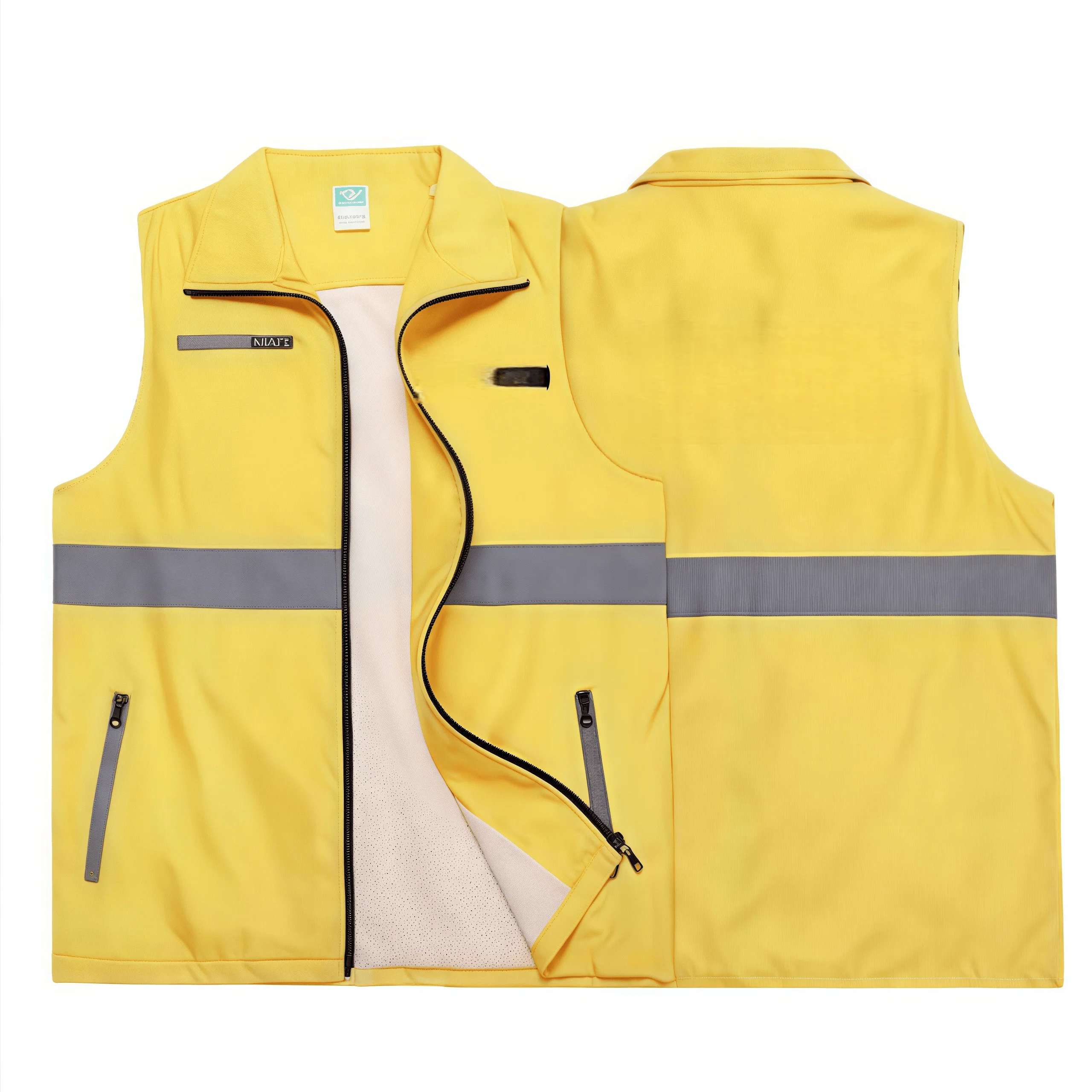 

Group customized work vest 8-color lightweight lapel vest charity volunteer clothing comfortable durable and breathable