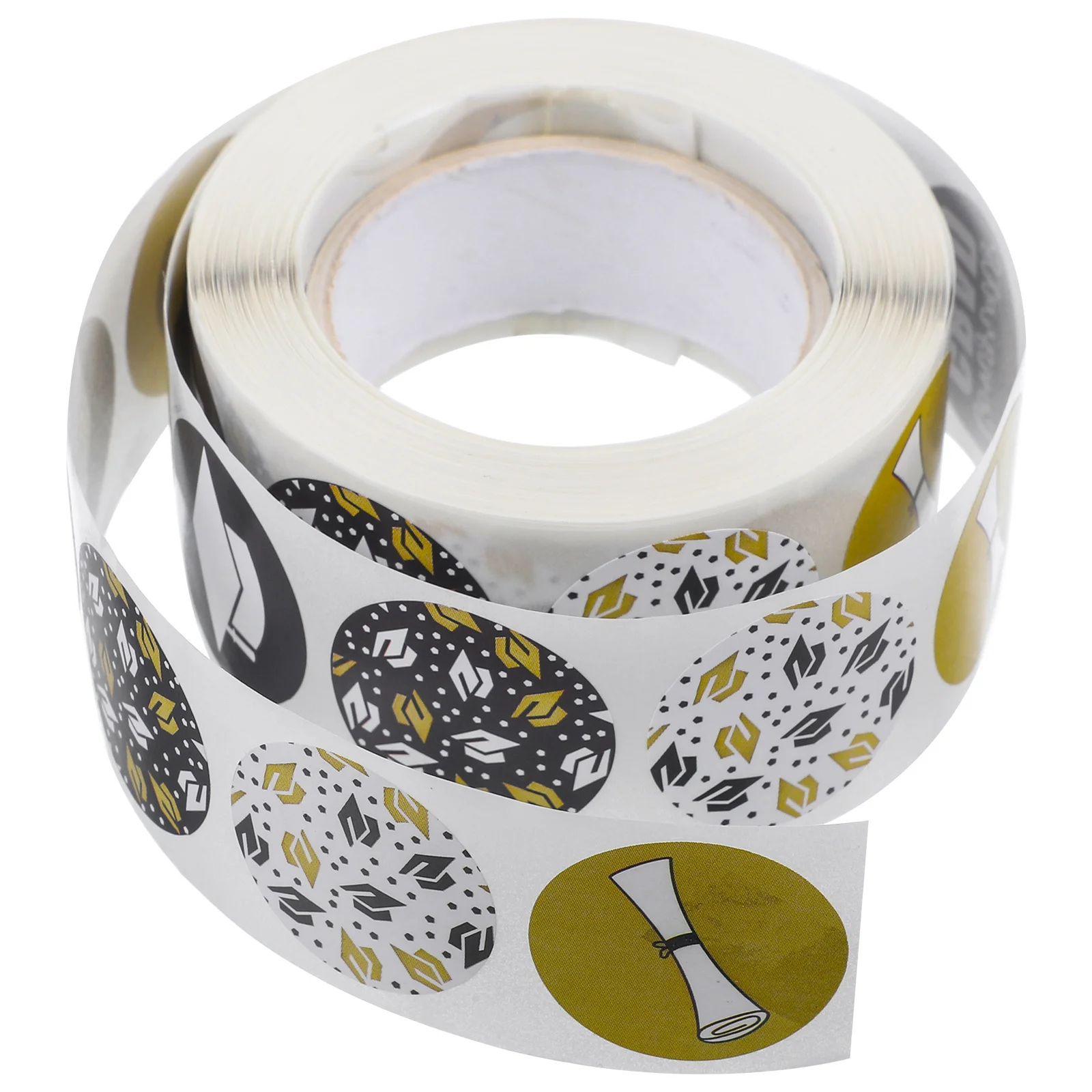 

500 шт., наклейки для выпускников, круглые самоклеящиеся уплотнительные этикетки для вечеринок, воздушные шары, карты, подарочные обертки, круглая этикетка