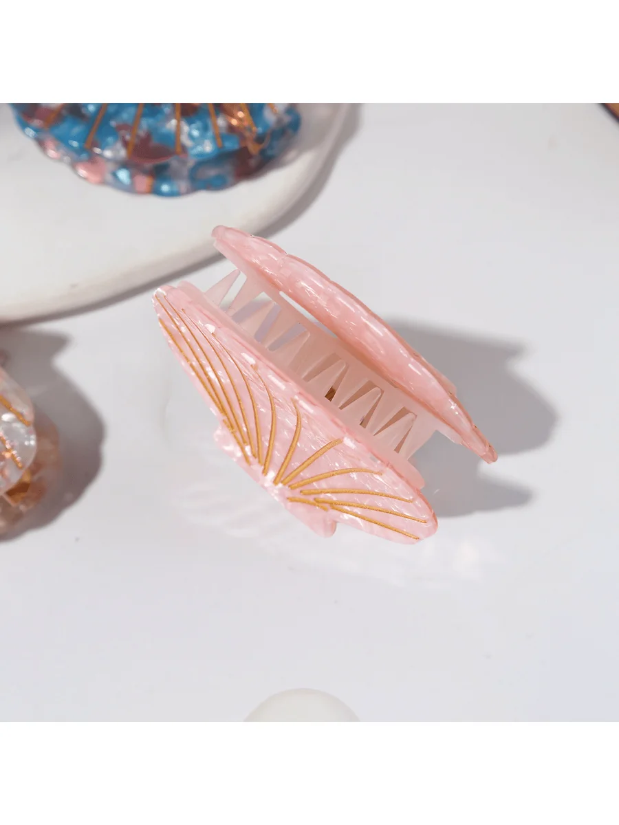 

Acrylic Shell Hair Claw Clip For Women Daily Vacation Party Travel Gift