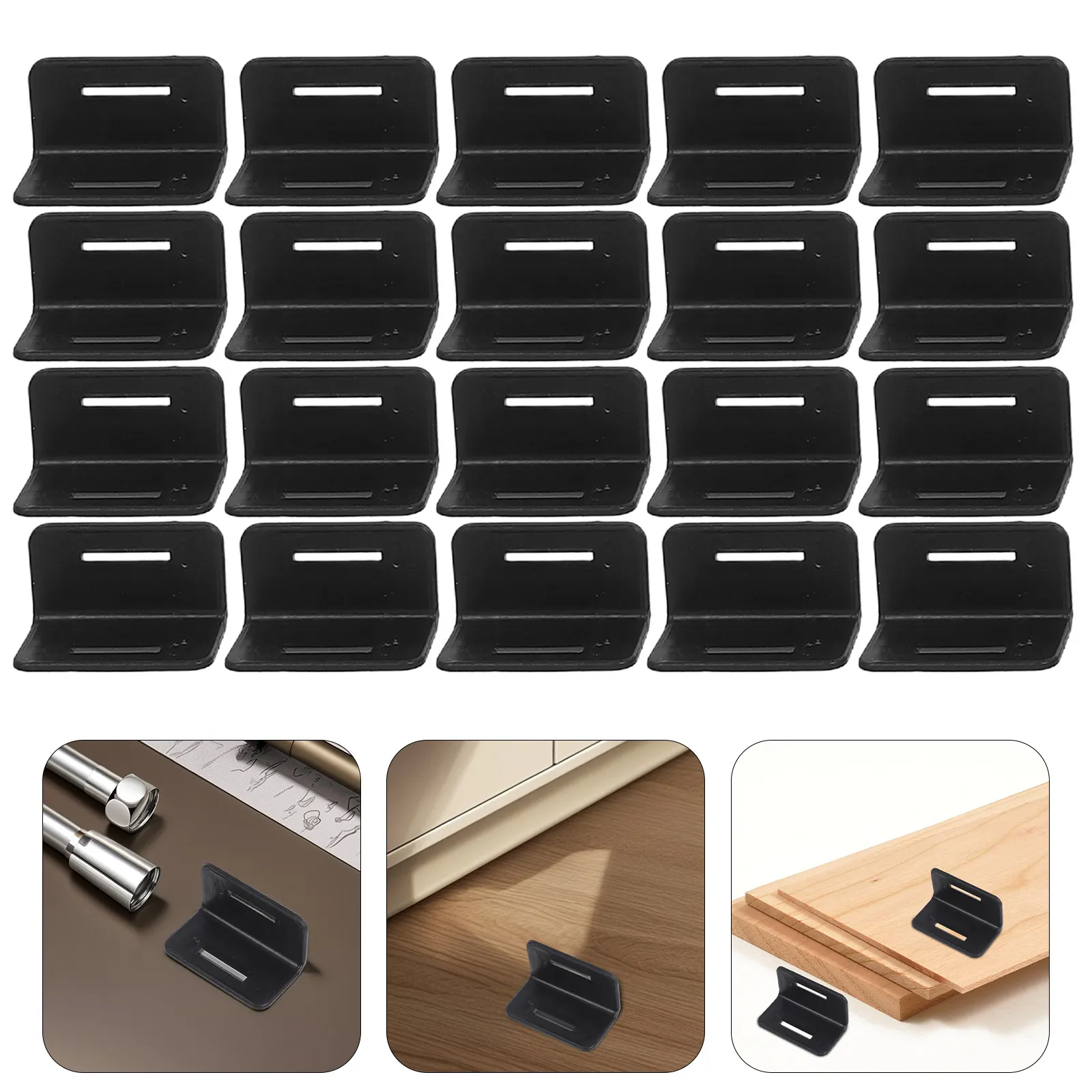 

100 шт. L-образных пластиковых защитных уголков для грузов, усиленные, для защиты при транспортировке и упаковке