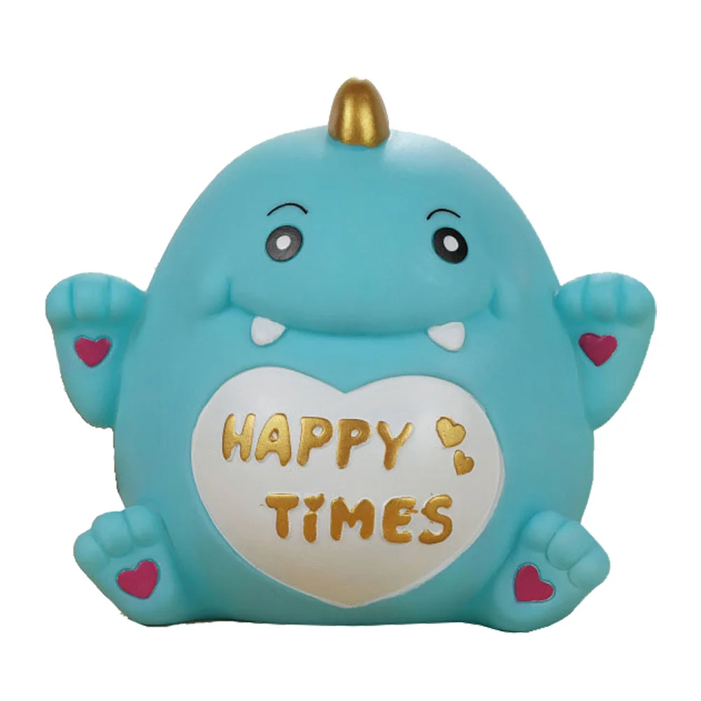 ビニール製恐竜貯金箱 - 防水コインバンク 大容量 子供用貯金箱 装飾恐竜貯金箱