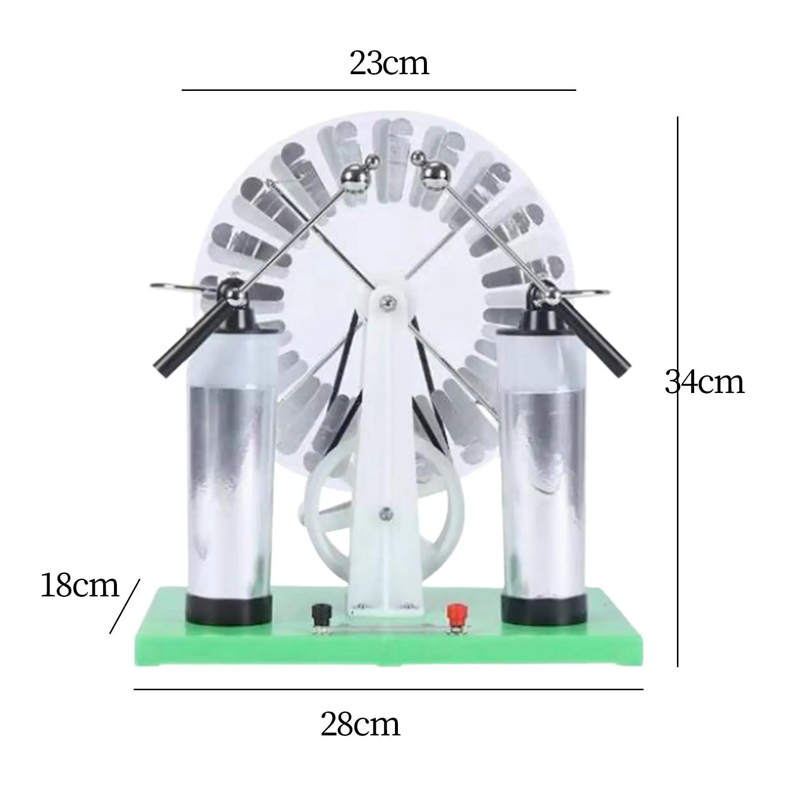 Electrostatic Induction Generator Electrostatic Generator Electrostatic Demonstration Experiment Large Disc Physics Experiment