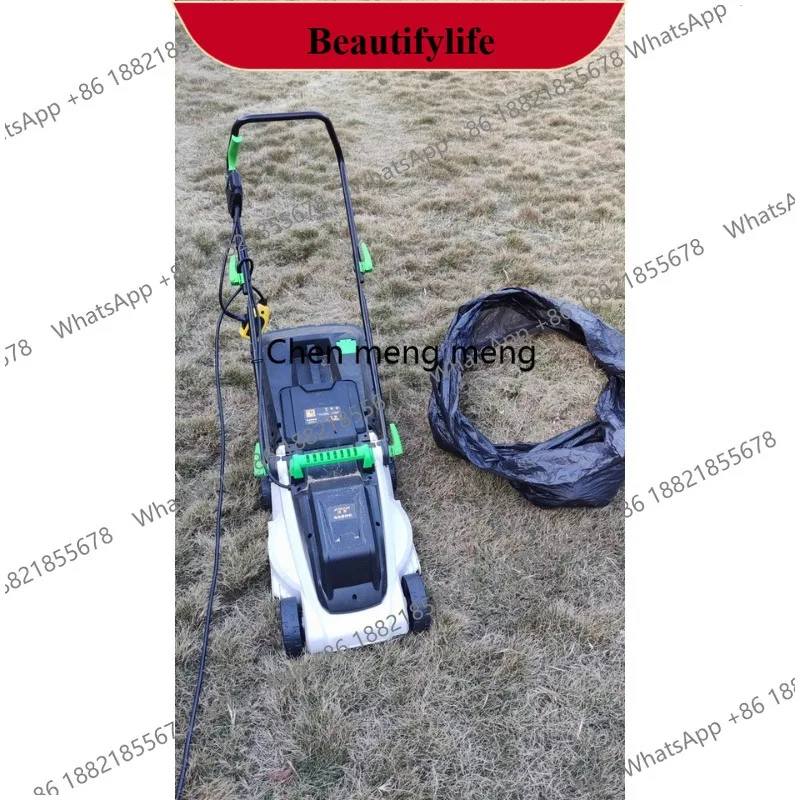 

z189 Hand-pushed lawn mower mower small household push grass removal plug-in electric new high-power lawn mower