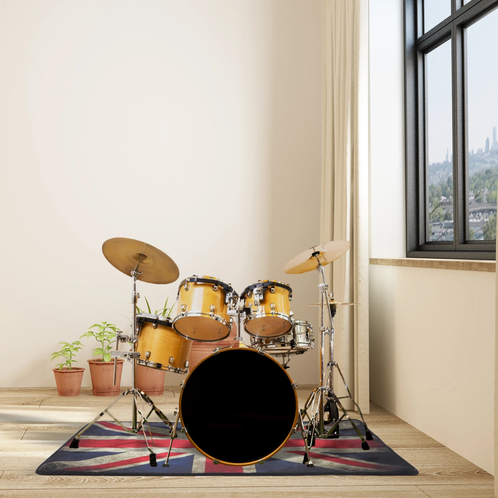 

Drum Carpet Mat Soundproof Rug for Drums Rugs Mats Music Electric Major Soundproofing