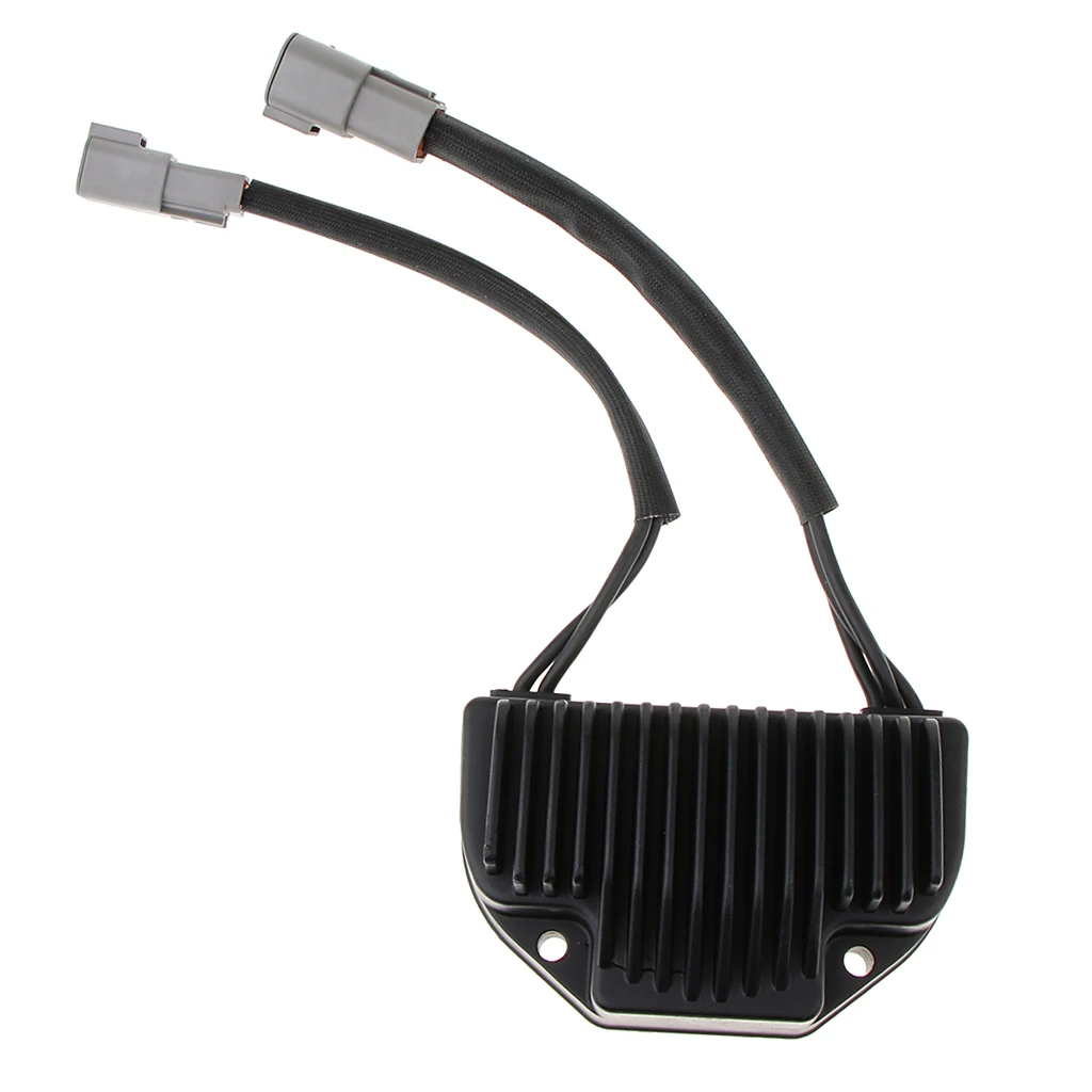 

Voltage Regulator Rectifier Metal Motorcycle Voltage Regulator 12V Finned Case Spare Parts for Harley 2006-2007