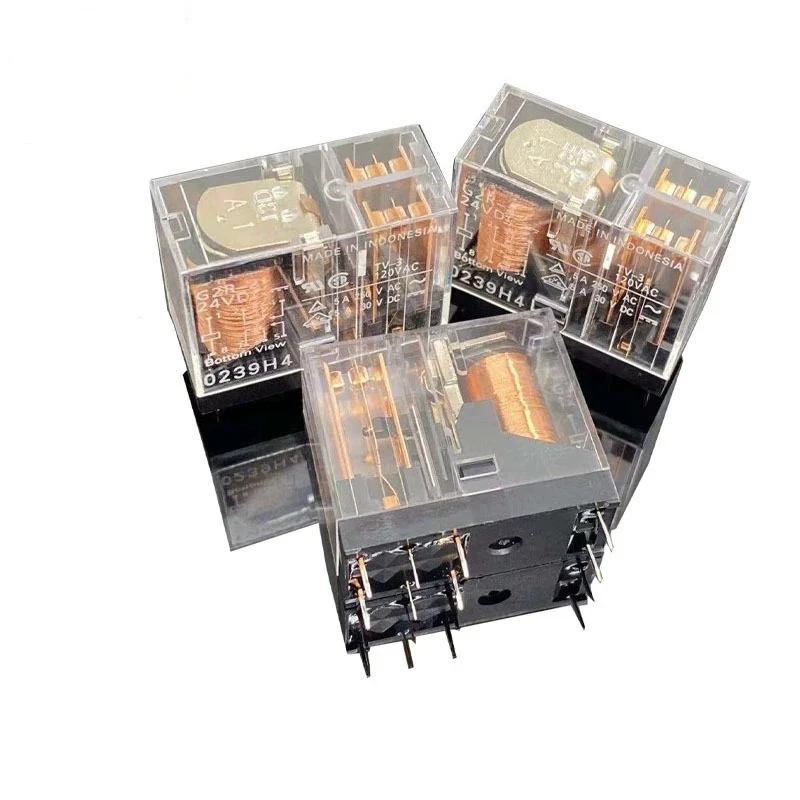 5pcs Original for omron relay g2r-2-12vdc g2r-2-24vdc two open and two closed 5a 8 pins