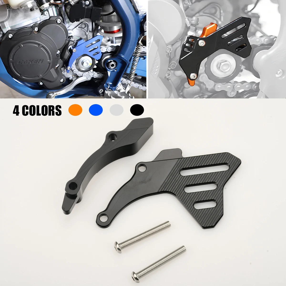 

For KTM EXC XCW SX XC 250 300 2017-2023 CNC Front Sprocket Cover Case Saver Protector Chain Guard For Husqvarna TE TX TC 17-23