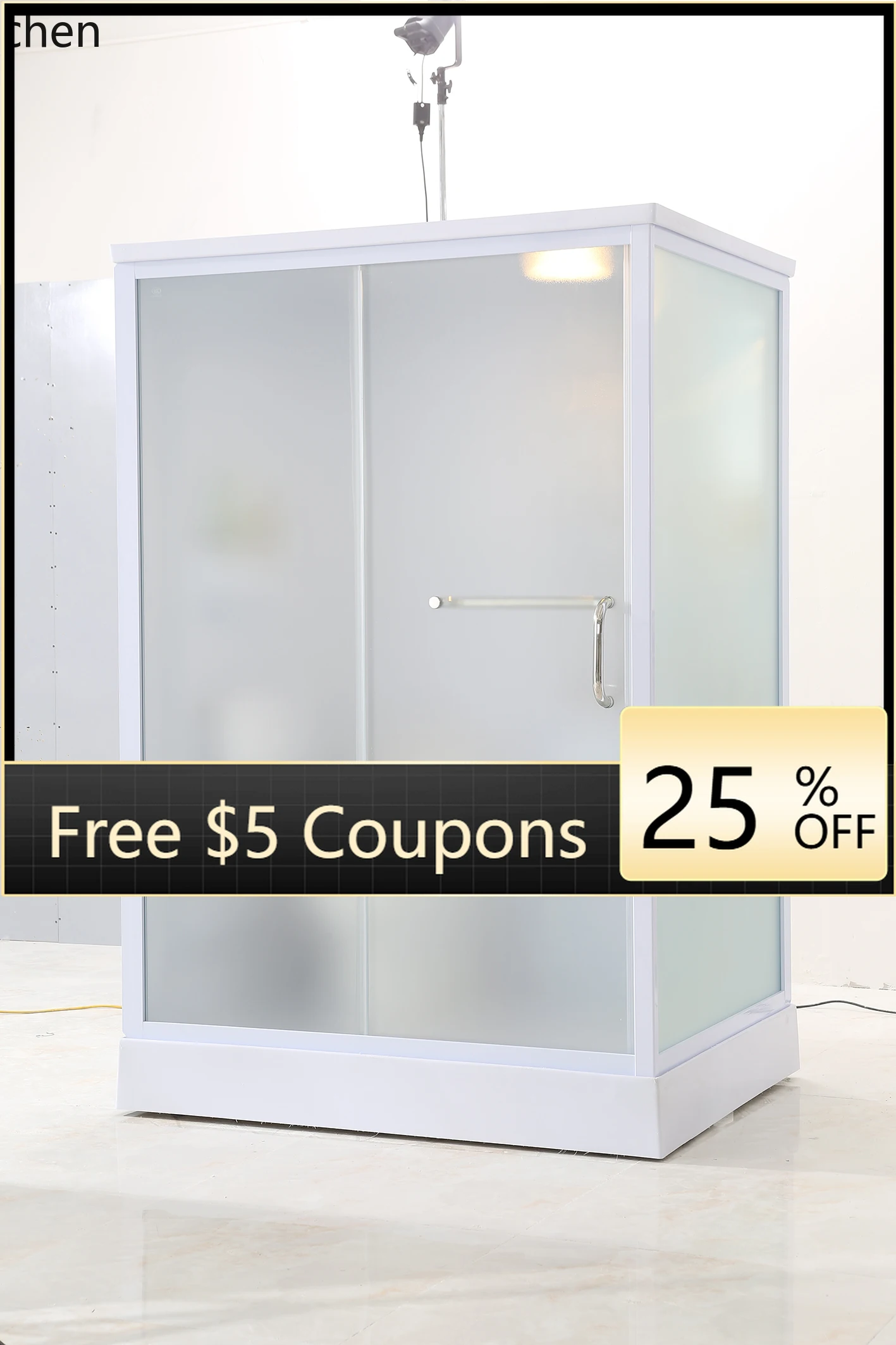 T25 shower room integrated bathroom thickened integrated with toilet bath dry and wet separation