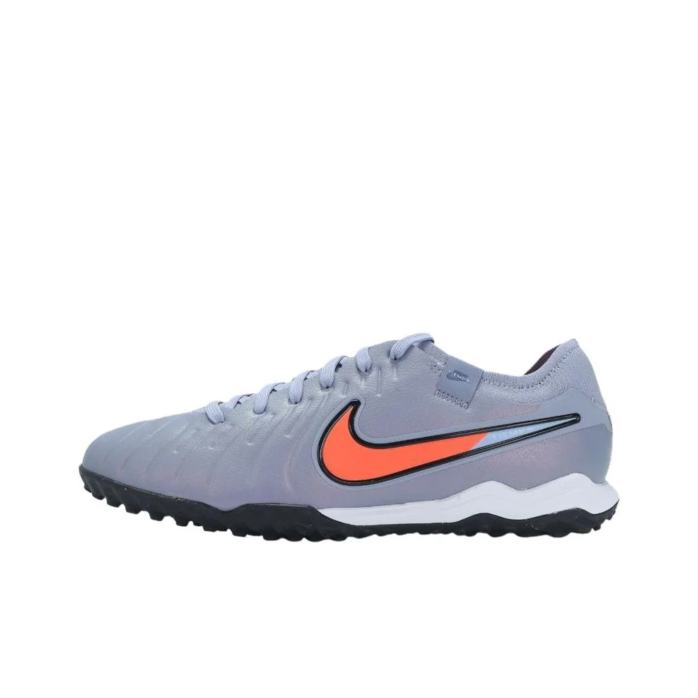 Nike Tiempo Legend 10 Pro Soft And Comfortable Support Balance Soccer Shoes Unisex Gray DV4336-402