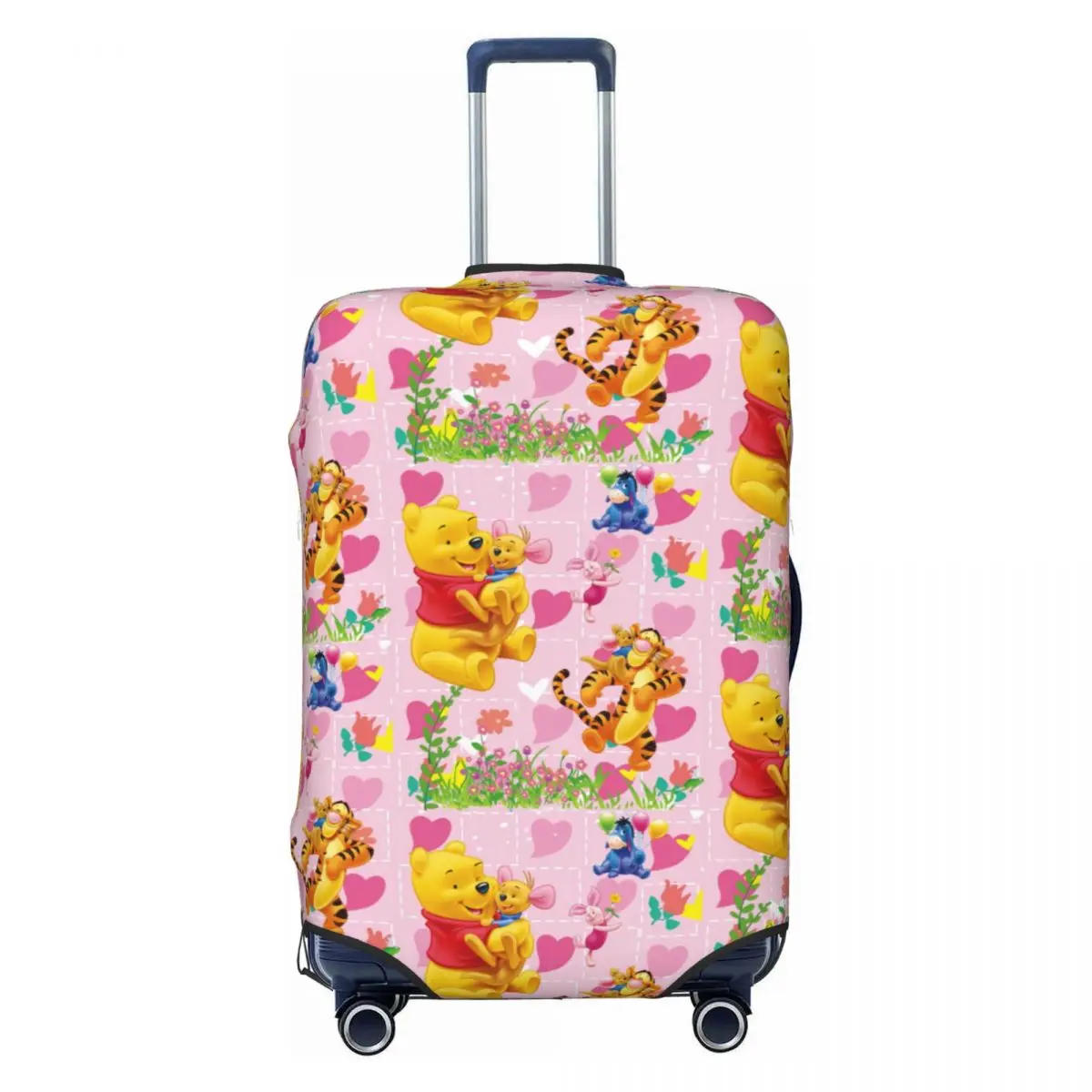 

Custom Cartoon Bear Winnie The Pooh Luggage Cover Fashion Suitcase Protector Covers Suit For 18-32 inch