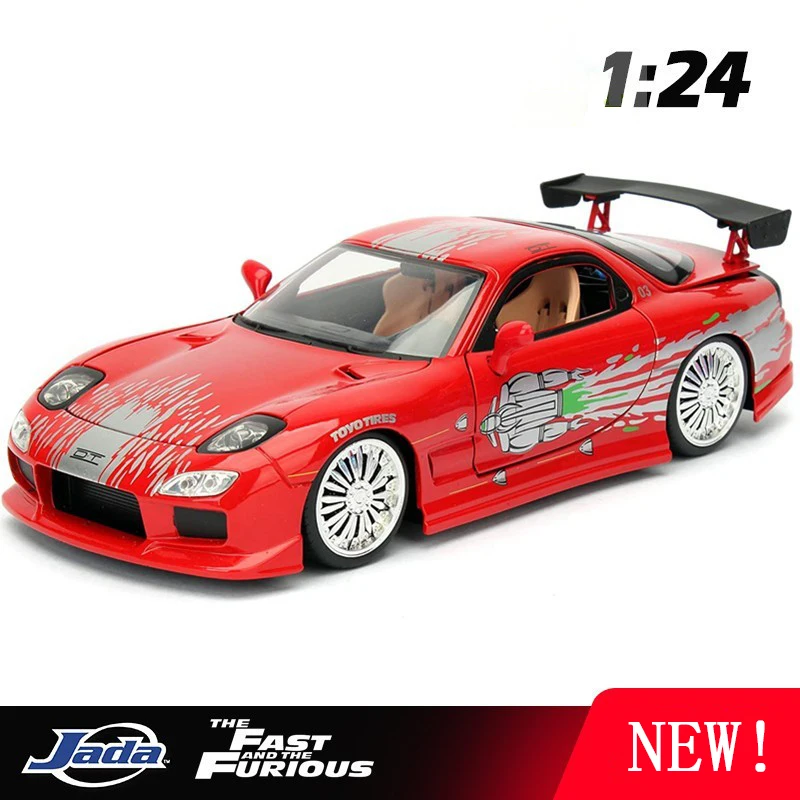 1:24 Mazda RX7 1993 Supercar Alloy Car Diecasts & Toy Vehicles Car Model Miniature Scale Model Car Toys For Children