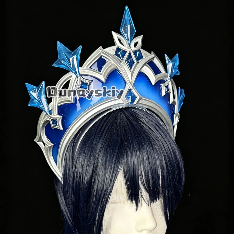 The Tsaritsa Ice Queen Winter Crown Snezhnaya​ Headwear Props Cosplay Props Game Genshin Impact Accessory For Halloween view 3
