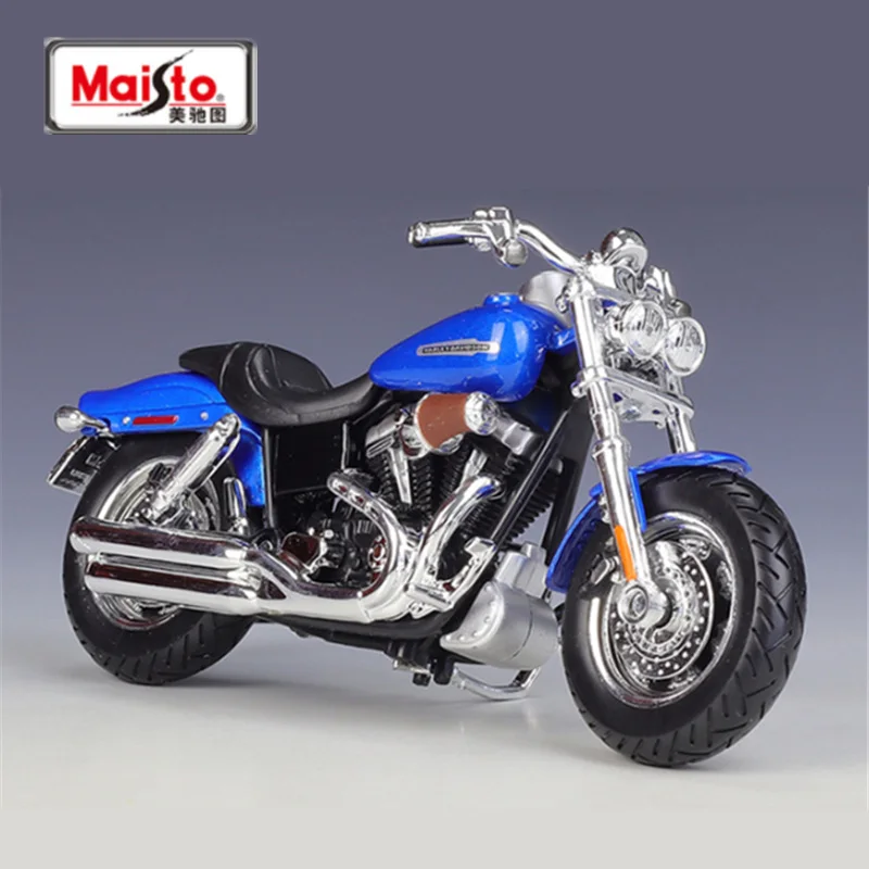 

Maisto 1:18 Harley 2009, FXDFSE CVO Fat Bob, модель спортивного мотоцикла из сплава, металлическая уличная модель мотоцикла, имитация детских игрушек, подарок