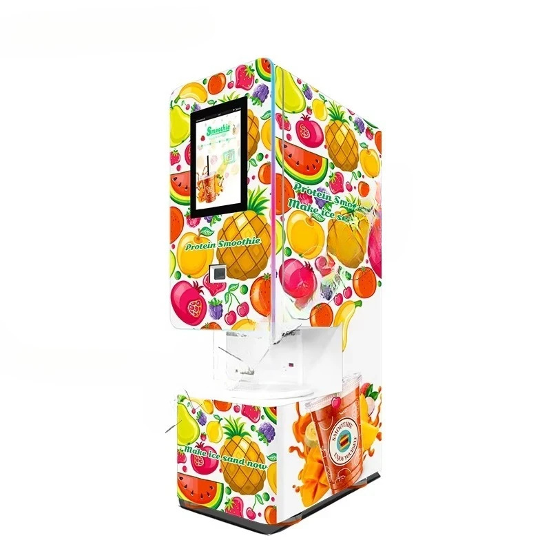 Automatic smoothie vending machine with touchscreen and custom colors - payment system and SDK capabilities