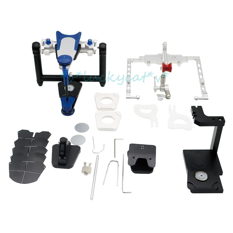 new Dental Fully Adjustable Jaw Frame Anatomical Articulator Gilbach Mechanic Facial Arch Arrangement Guide Plate Transfer Table