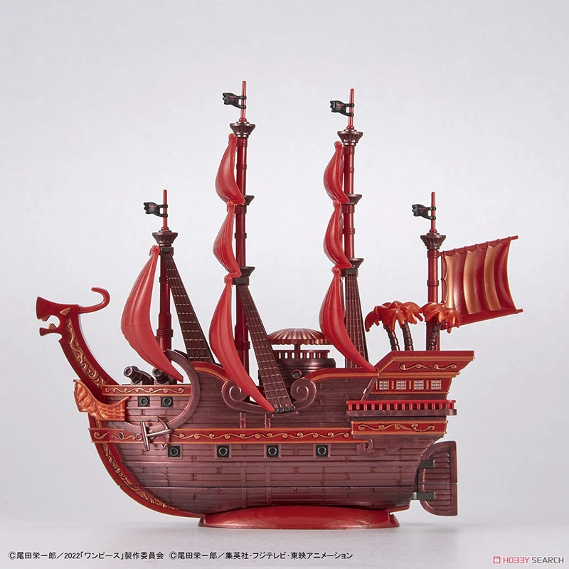 Bandai's Great Ship Nautical King Series Surrounding The New Version of One Piece Redfors Assembled Model Tabletop Decoration