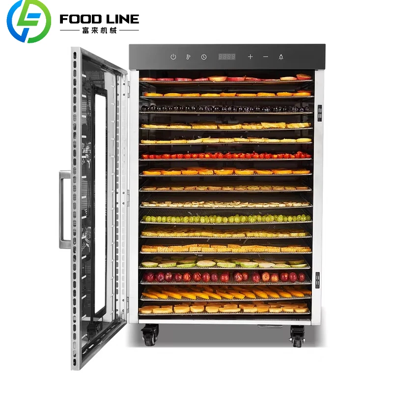 

Commercial 16 Tray Food Dehydrator Drying Oven Steel Lab Fruit and Vegetable Dryer Dehydration Machine