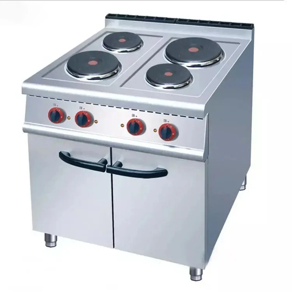 Stainless Steel Induction Kitchen Restaurant Freestanding Electric Hot Plate Cooker with Oven