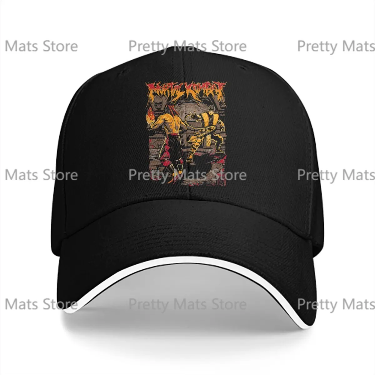 Fan Art ALT2 Mortal Kombat Anime Multicolor Hat Peaked Women's Cap Personalized Visor Protection Hats