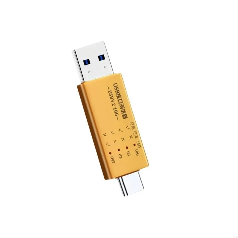 U75B Type C à USB 3.2 Interfaces Tester avec écran LED pour tensions courant