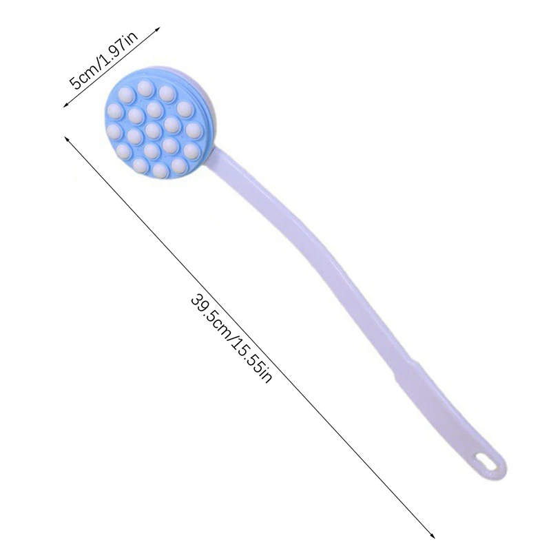 1pc Lotion Oil Cream Applicator Body Leg Back Bath Brush Scrub Massager Shower Rubbing Brush Bath Supplies Tools