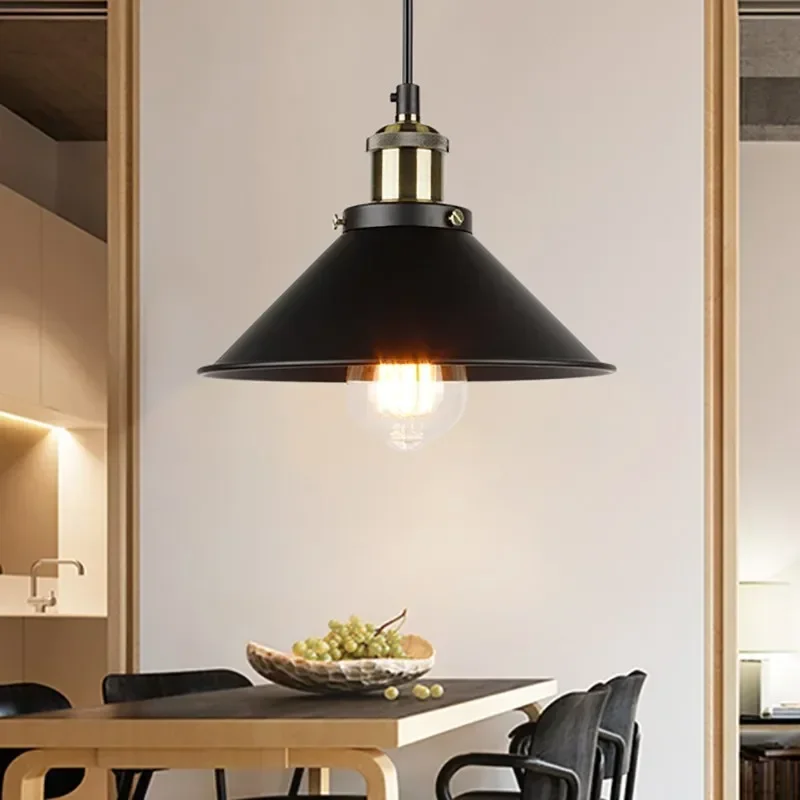 Retro Pendant Light American Village Style Hanging Lamp For Bedroom Kitchen Island Restaurant Fixture E27 Vintage Chandeliers