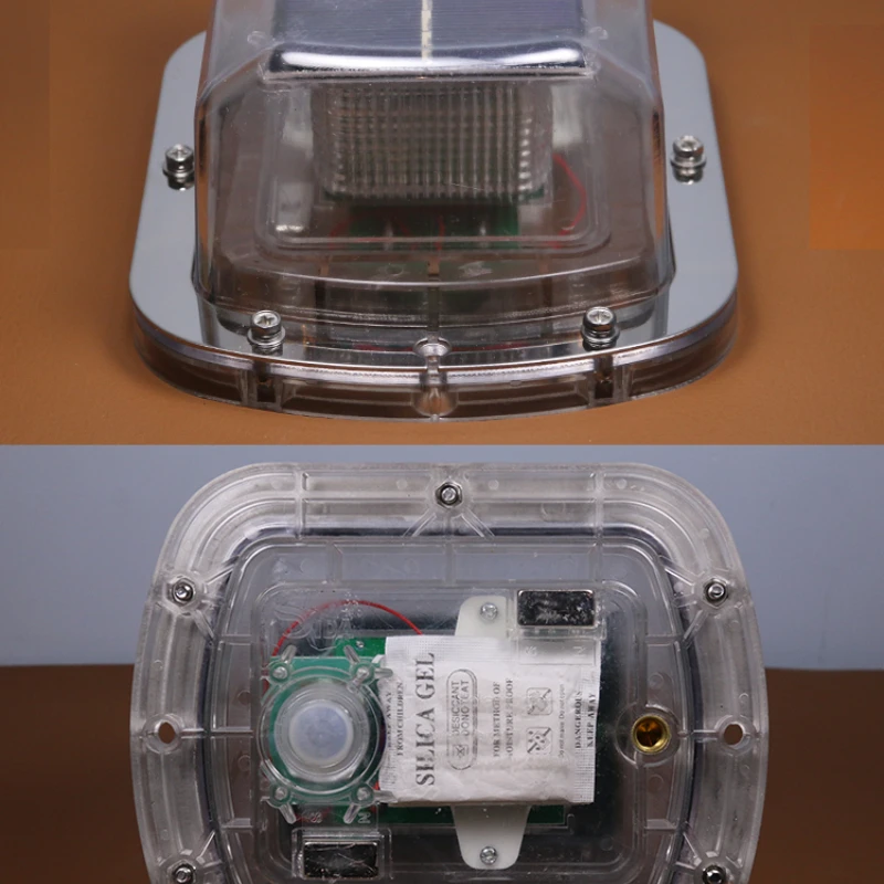 Solar driven animal navigation beacon network beacon, position light, signal light, positioning light, flashing tricolor light