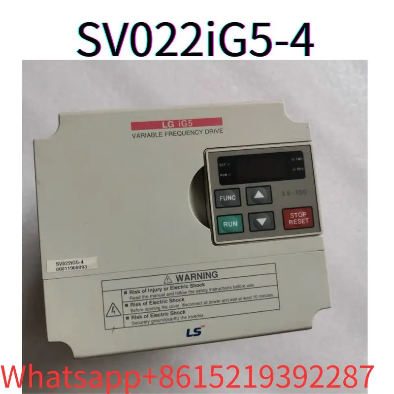 second-hand  frequency converter SV022iG5-4 2.2kw-380v Test OK