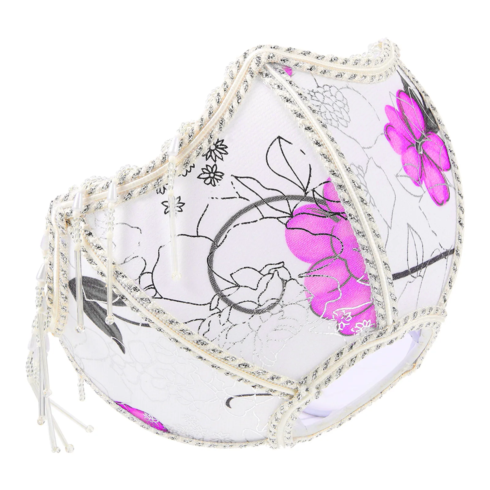 

Modern Umbrella Pendant Lampshade Iron Cloth Wear Resistant Dust Proof Victorian Desk Lampshades Unique Western European Tassel