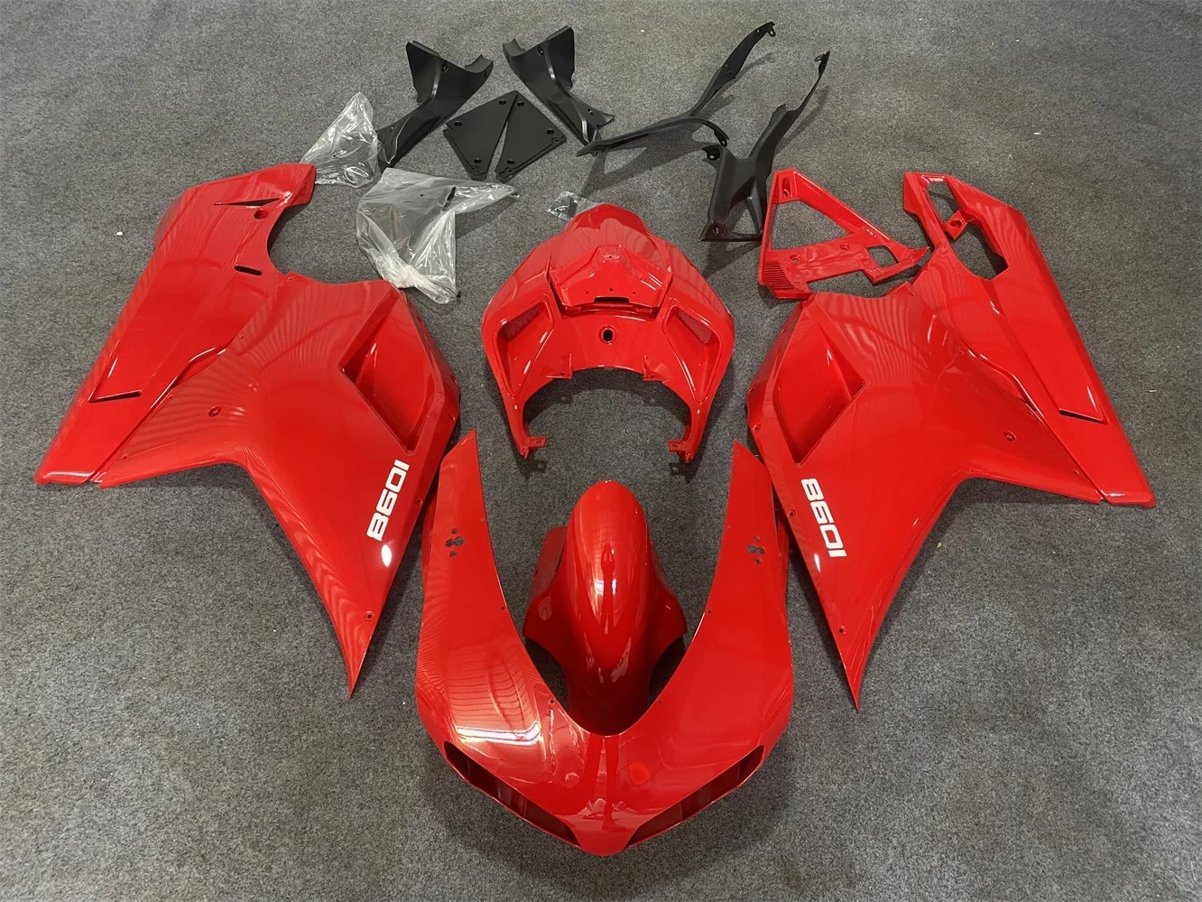 

Motorcycle Fairing Set Body Kit Plastic For DUCATI 1198 1098 848 2007 2009 2010 2011 2012 Accessories Injection Full Bodywork