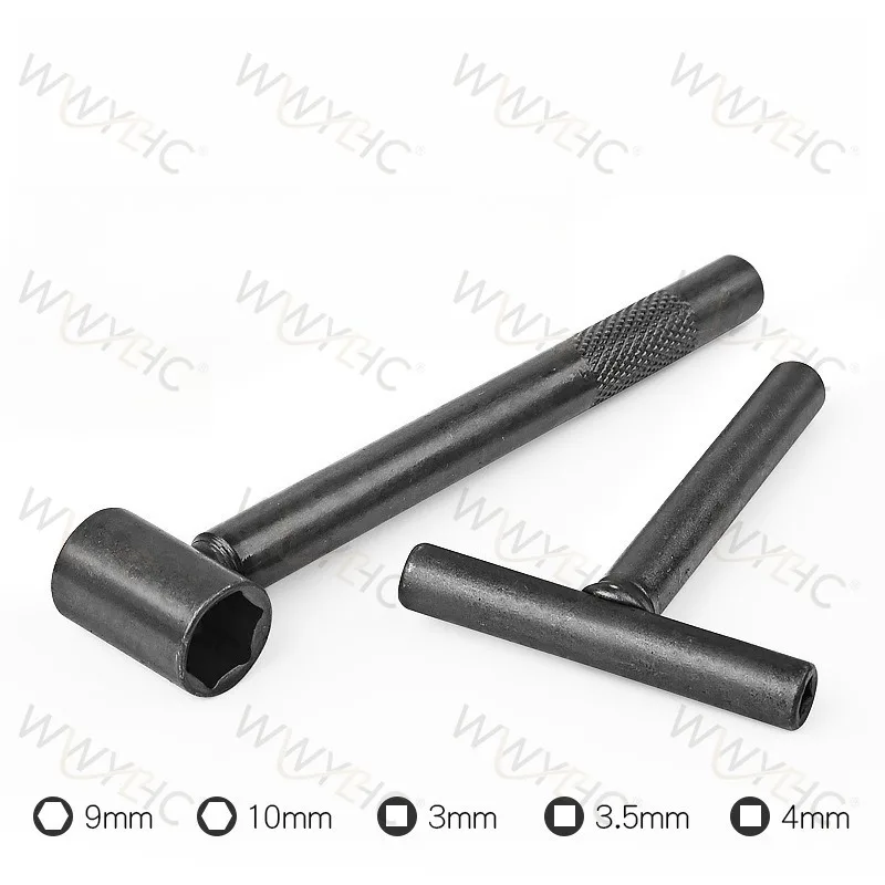 Fit for 3Pcs Motorcycle Scooter Valve Screw Adjustment Wrench, Rocker Arm Clearance Maintenance Tool