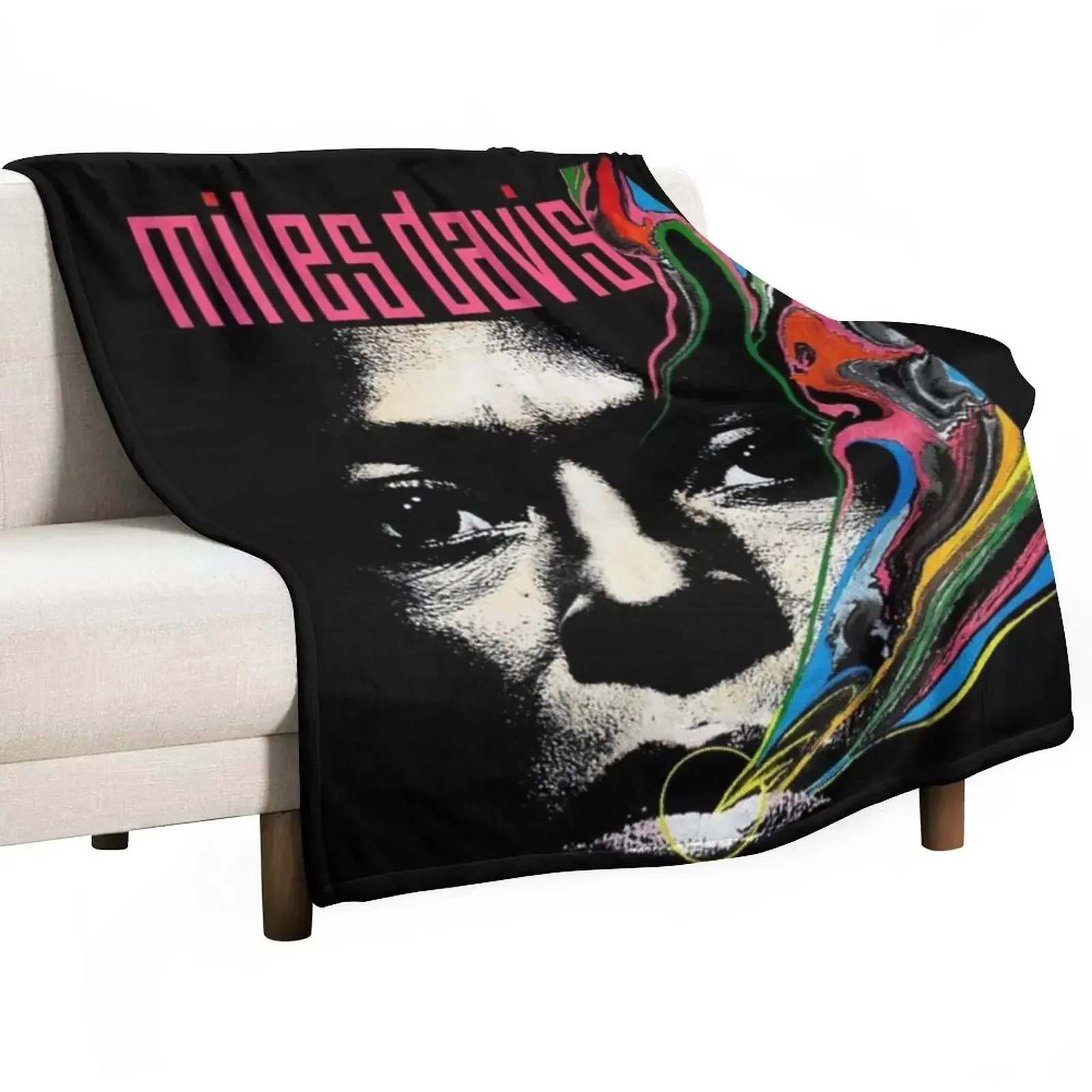 the miles davis quintet jazz quintet quintet da Throw Blanket Furry Decorative Sofas bed plaid Winter beds Blankets