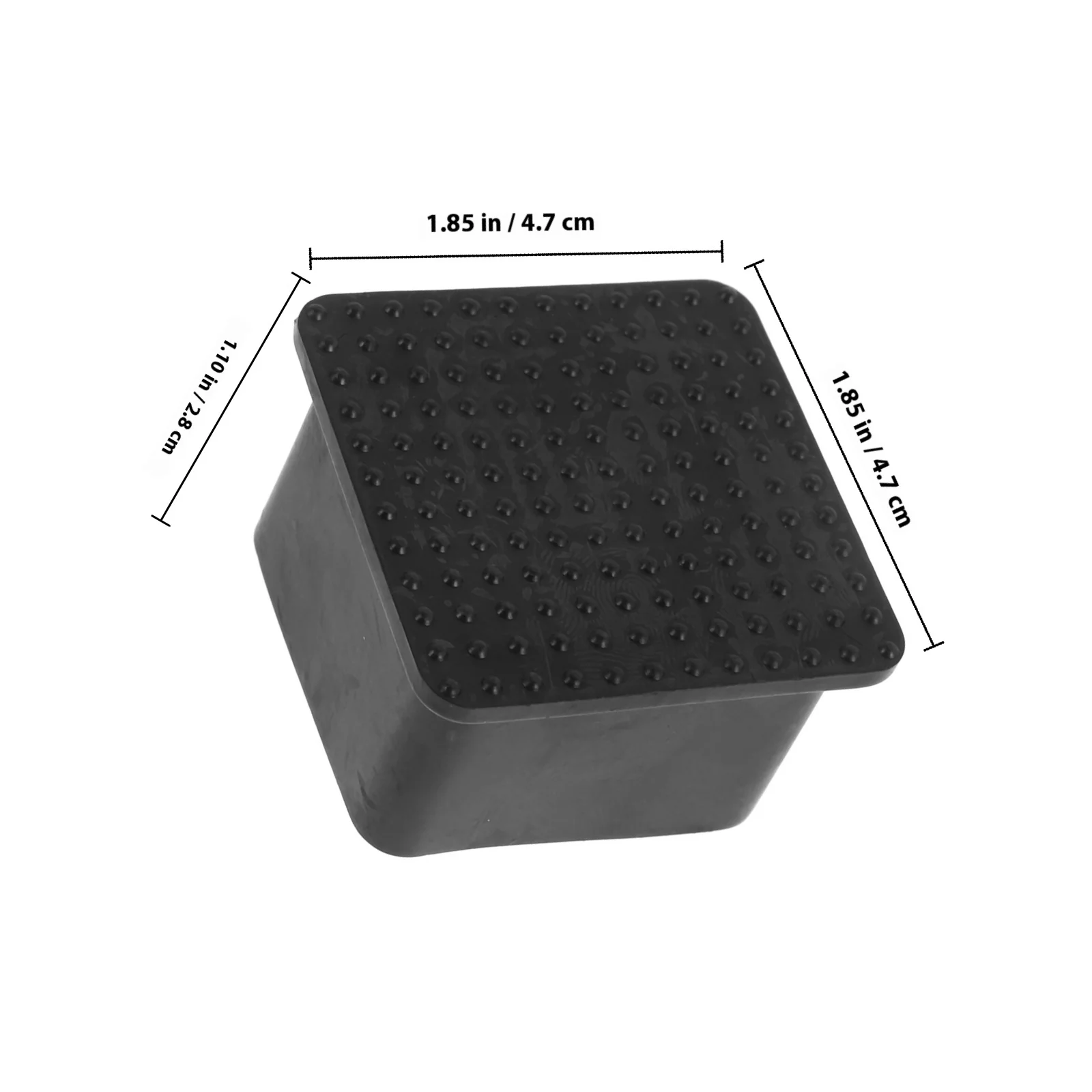 10 قطعة قبعات نهاية أنبوب مربع لينة المطاط الأثاث الساق يغطي المضادة للانزلاق حماية الأرضية للكراسي الجداول رفوف قابل للتعديل