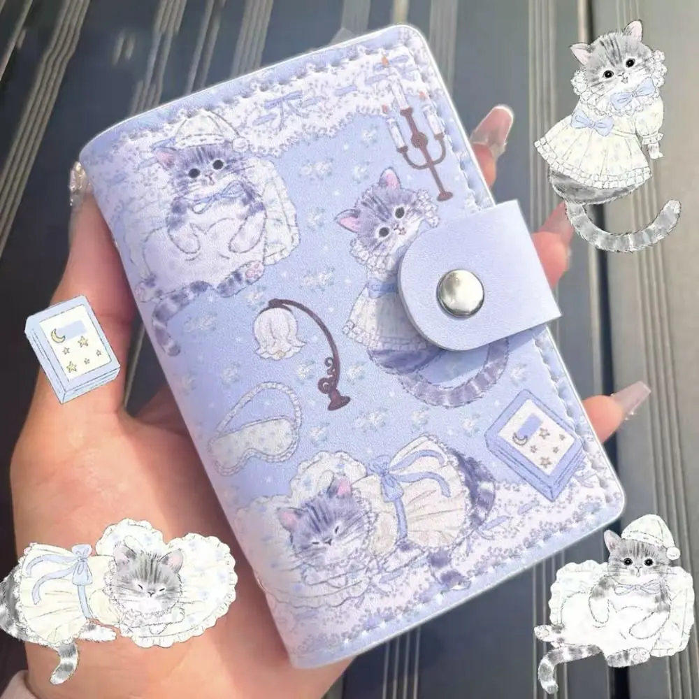 2 طيات المال محفظة نسائية للعملات المعدنية لطيف هريرة أرنب محفظة من جلد PU حقيبة المال INS نمط فتحات بطاقة متعددة بطاقة محافظ