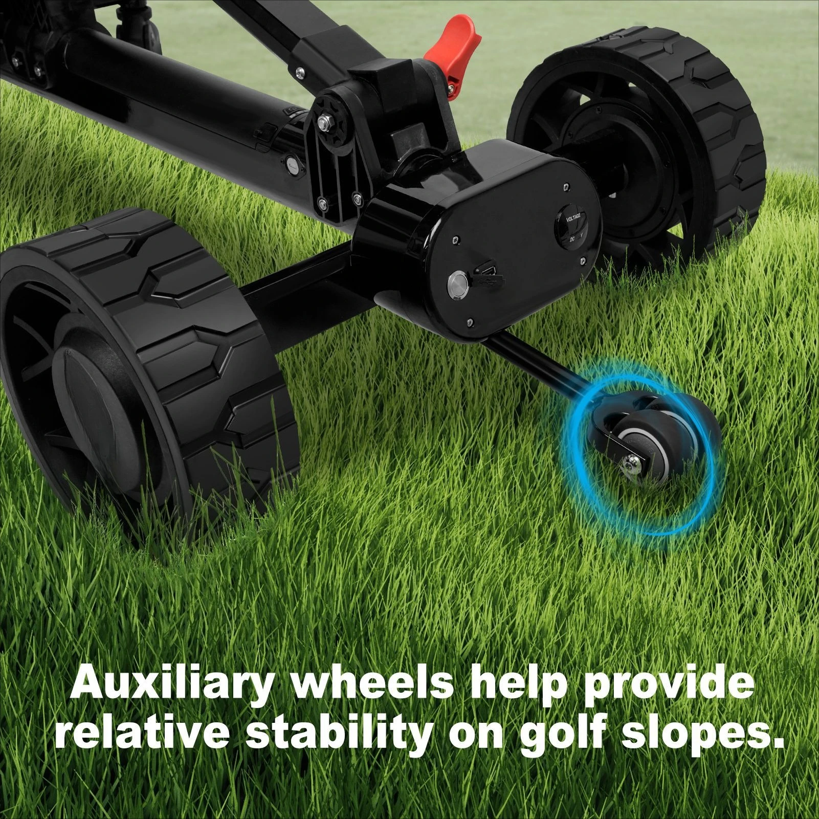 Nuevo Golf eléctrico Follow Ball Chartered Car 36V Control remoto plegable