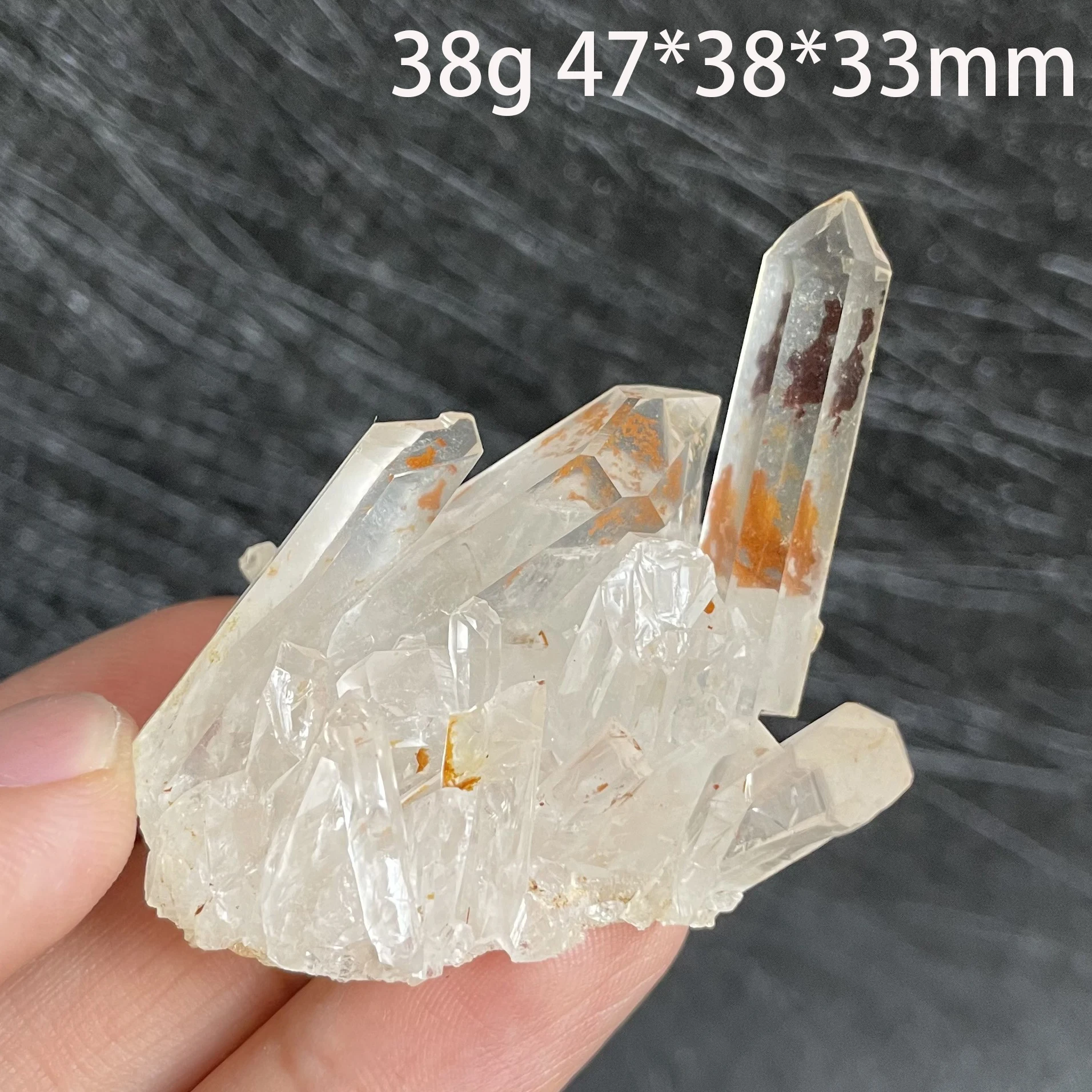 

Natural Stone Clear Crystal Cluster Mineral Raw Quartz Rock Specimen Decoration Rough Polished Healing Madagascar