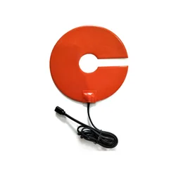 5V 12V 24V 48V 110V 220V Round Silicone Heater Pad Plate Mat Electric Rubber Heating Pads With Middle Hole 3M Adhesive Sticker